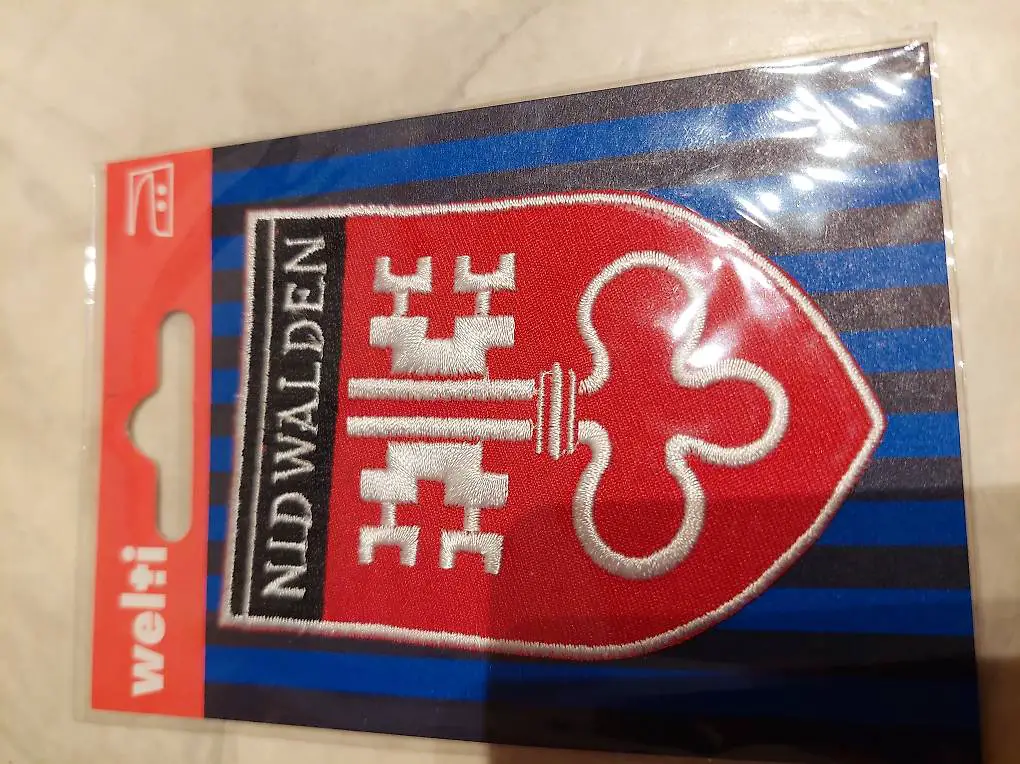 Welti Bügelbild Nidwaldner Wappen