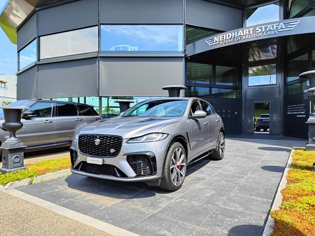 jaguar f-pace 5.0 v8 svr p550 awd