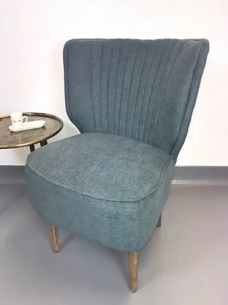  Sessel Sofa SWING REVIVIAL blau Vintage NEU