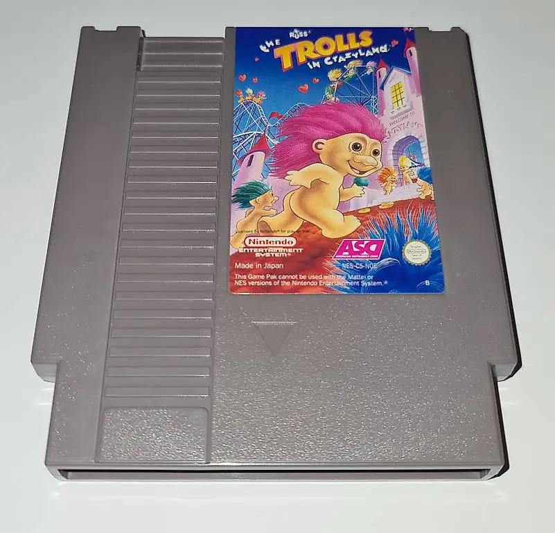 The Trolls in Crazyland Nintendo NES PAL NOE ==> RARITÄT