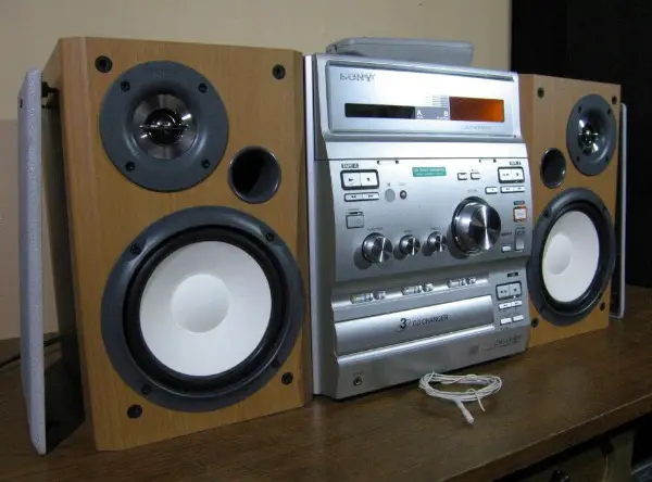 SONY HIFI Micro Anlage 3 er CD Doppel Tap Fernbedienung ....