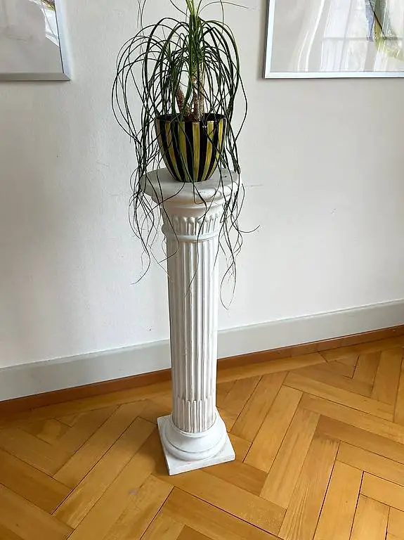 Weisse Dekosäule, Säule, Podest, Sockel, Vintage Look