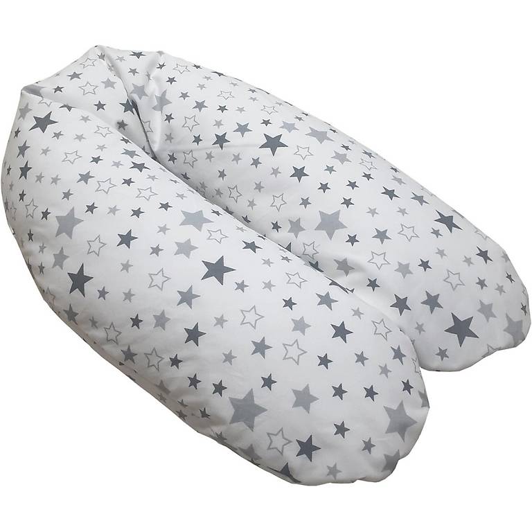 Still -und Lagerungskissen "Sterne", FABRIKNEU