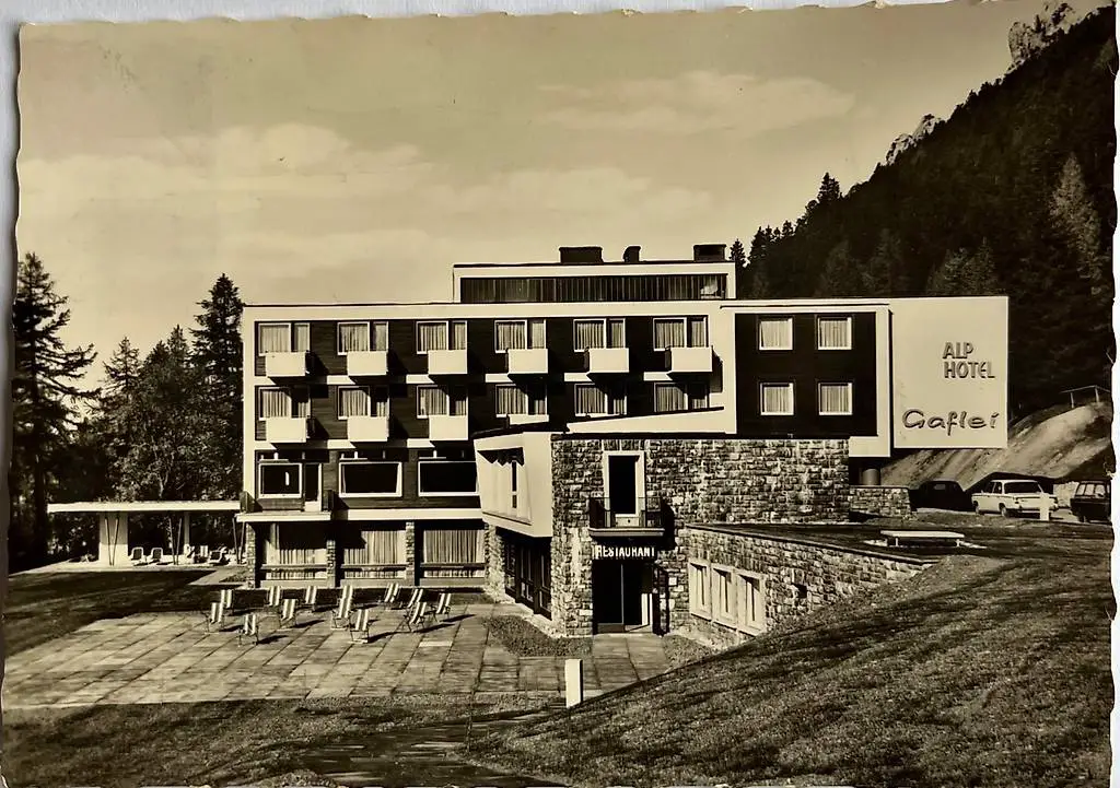 Antike Ansichtskarte Alp Hotel Gaflei, Liechtenstein