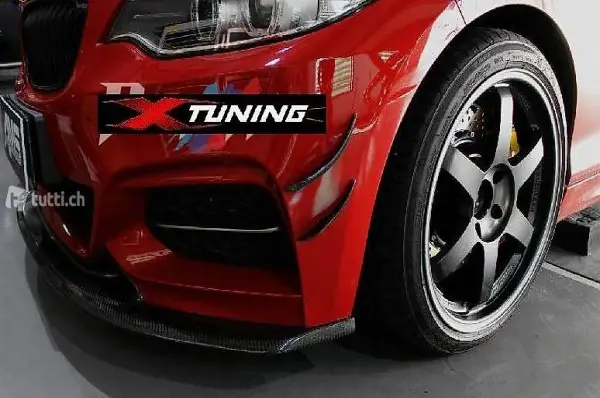  Front Air Wings Carbon Canards BMW F22 F23 M235i 228i