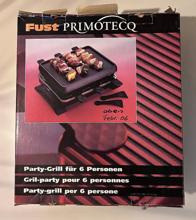 Raclette und Grill für 6 Personen