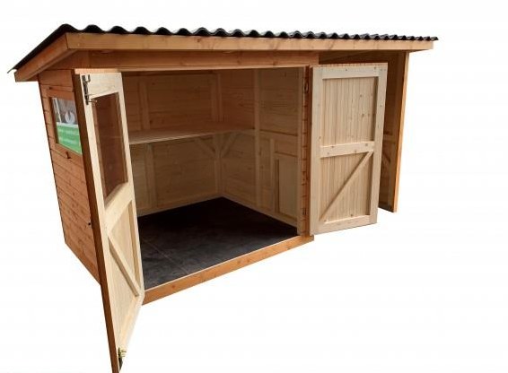 Kleintierstall Universal 300x150cm ohne Wellzementplatte