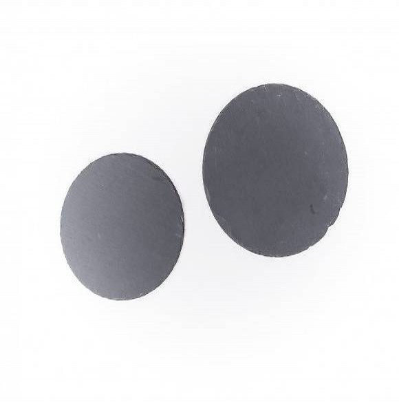  Schiefertafel Naturschieferplatte rund ø 25cm, NEU