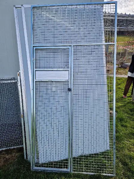 Edelstahl Volieren Türe