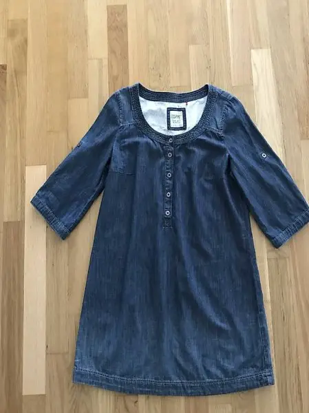 Esprit Kleid Tunika Jeanskleid Jeans Denim Übergrösse gross