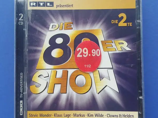 2 CD: deutschen und internationalen Pop-Hits "Die 80er Show"