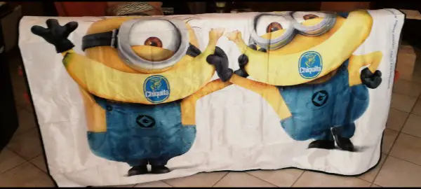 Couverture type camping Minions