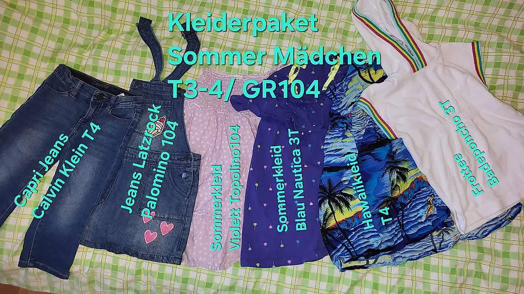 Sommerpaket Kleider Mädchen