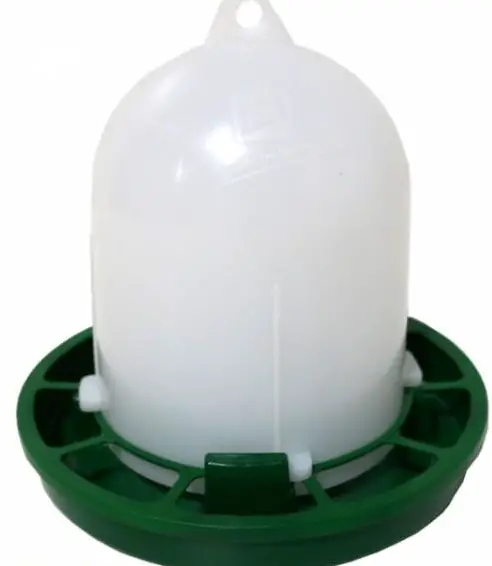 Wachtel Futterautomat 1kg aus Kunststoff, rund