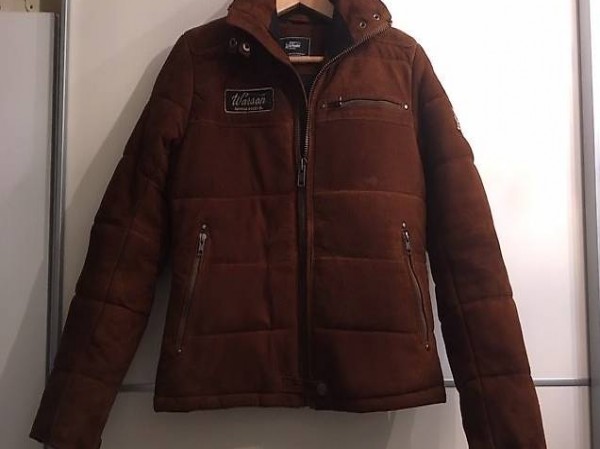 Neue Warson-Winter-Lederjacke Gr. M