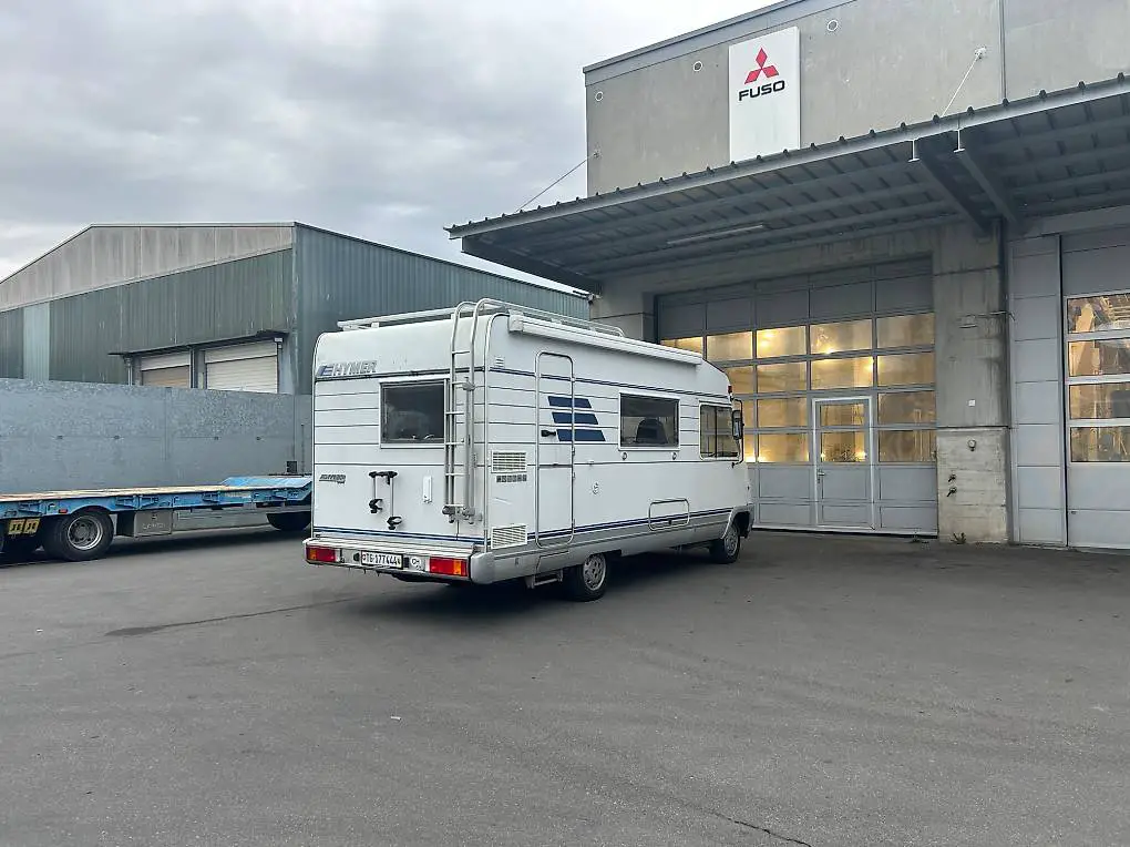 hymer b584, fiat ducato, top zustand, abgastest + mfk neu