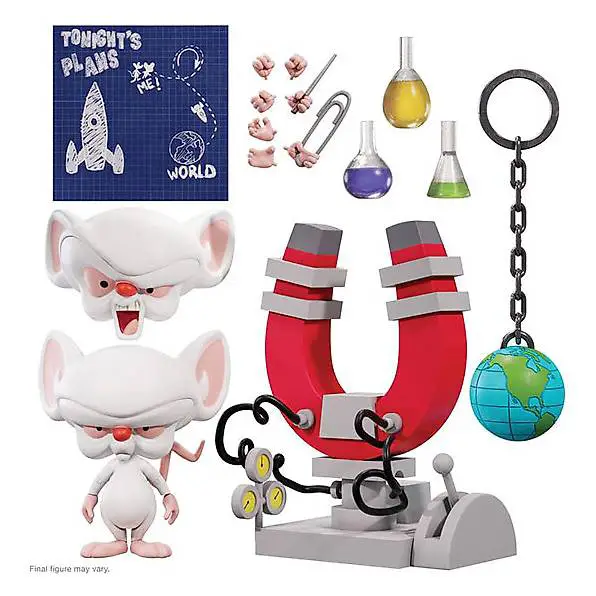 Animaniacs: Brain - Ultimates Actionfigur - 18 cm