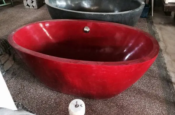  Freistehende Badewanne Wanne Freistehend Steinwanne Becken