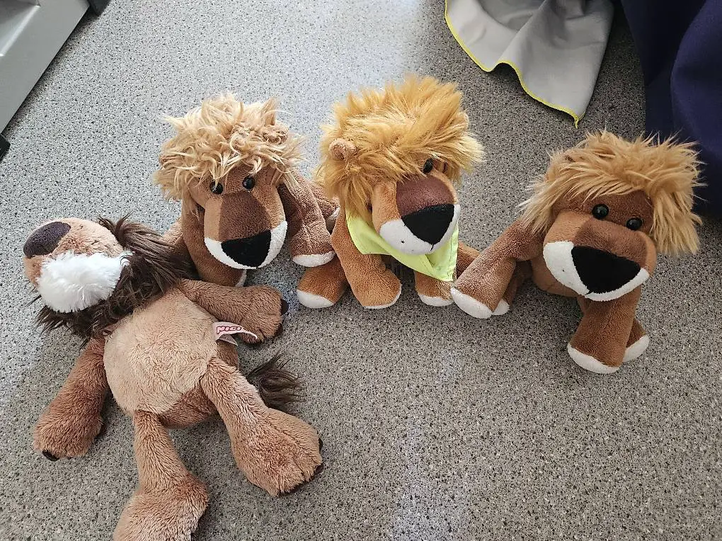 Plüschtiere Löwen je Stück