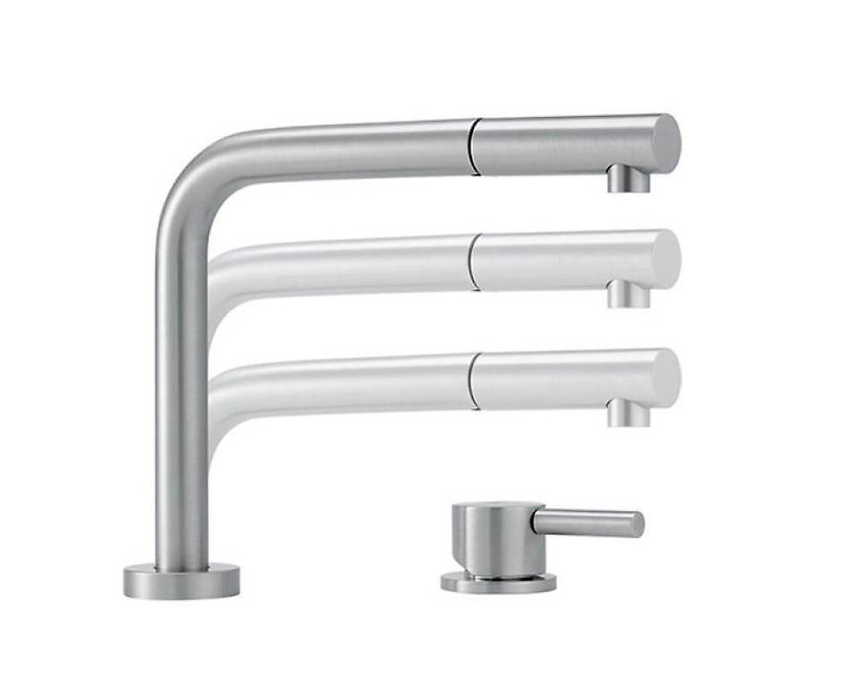 Franke Luna Zugauslauf versenkbar Edelstahl