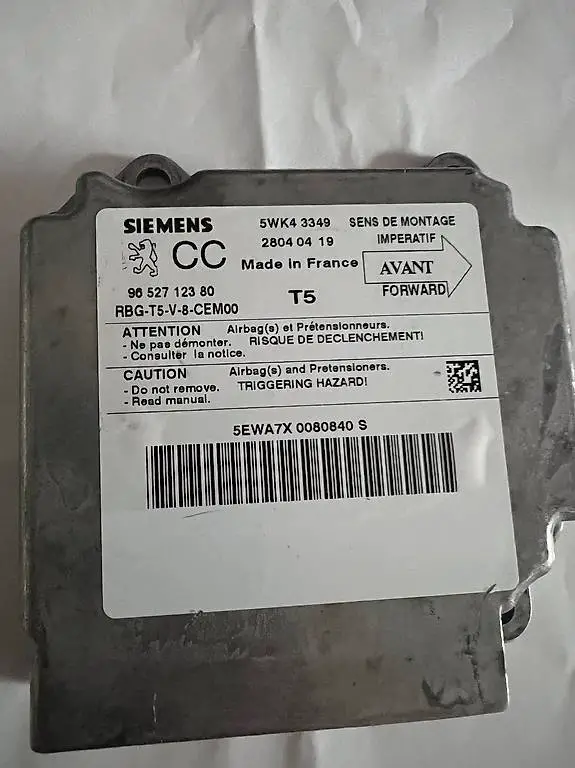 Steuergerät Nr: 96 527 123 80