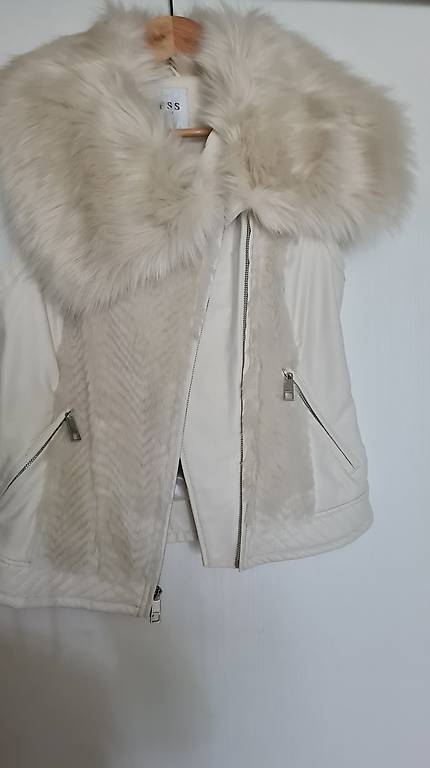 Guess Kunstleder/Kunstpelz Weste Gr. S