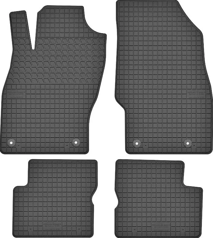 Gummimatten Gummi Fussmatten Satz für Opel Corsa D - Passgena