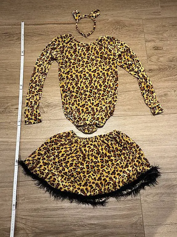 Fasnachtskleid Kostüm Leopard Tiger