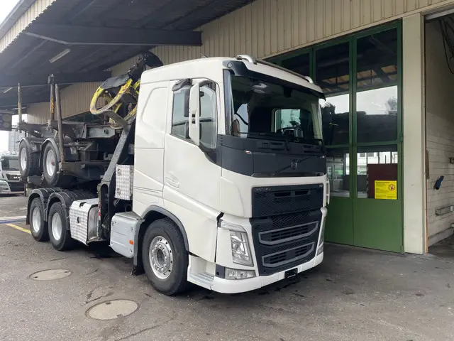 VOLVO, FH-500 6x4T mit Anhänger Diebolt, Holztransport