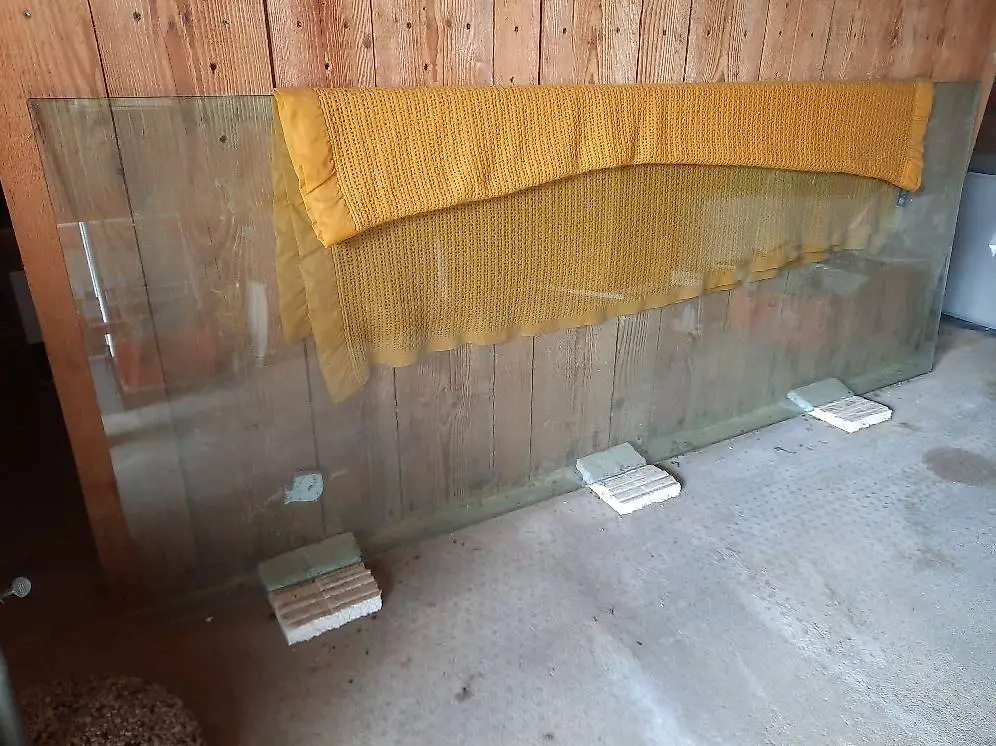 NaN abzugeben Glasplatte / Tischplatte 239x90x1.5cm