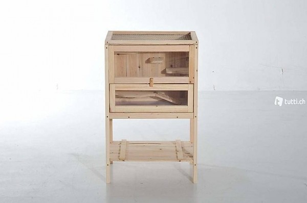  Hamsterkäfig Kleintierkäfig Nagerkäfig Mäusekäfig Tannenholz