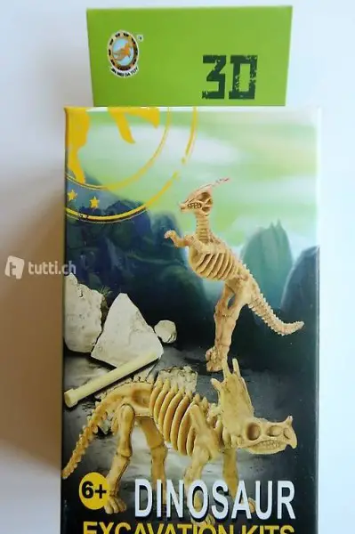 Dino Ausgrabungsset / Dinosaurierknochen ausgraben