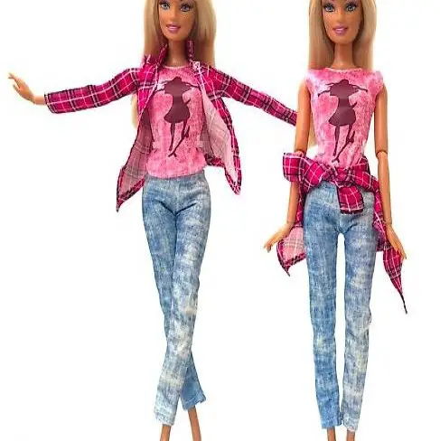 BARBIE KLEID, HOSE, SHIRT, BLUSE UND SCHUHE