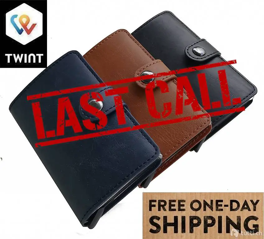 Mini portemonnaie / porte-cartes en cuir ou simili cuir