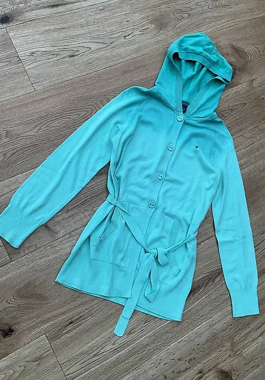 Feinstrick-Cardigan TOMMY HILFIGER Girl Gr.12/14J. & Leggins