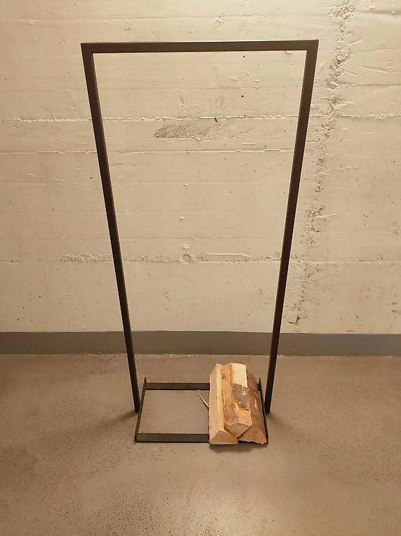 Holzständer, Kaminholzregal, Holzregal Metall