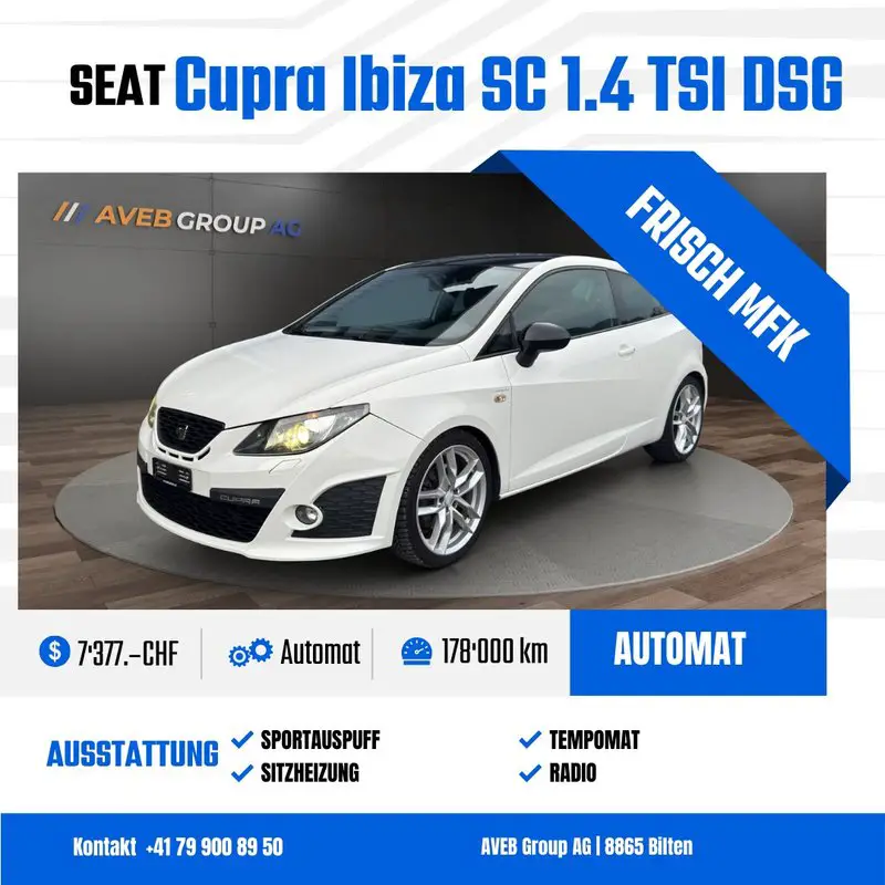 seat ibiza sc 1.4 tsi 180 dsg