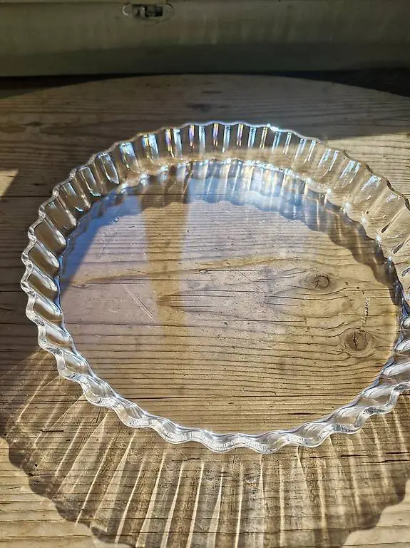 Kuchenplatte Teller Auflaufform Glas Deko Schale SF