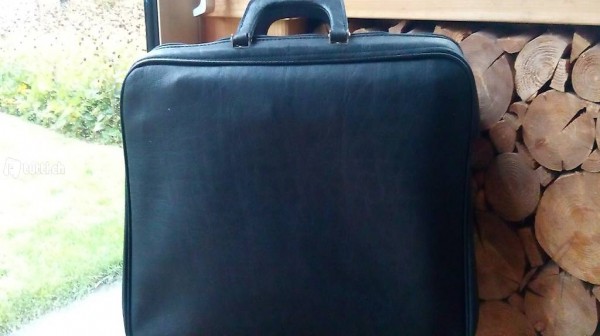 1 aktenmappe kalbsleder