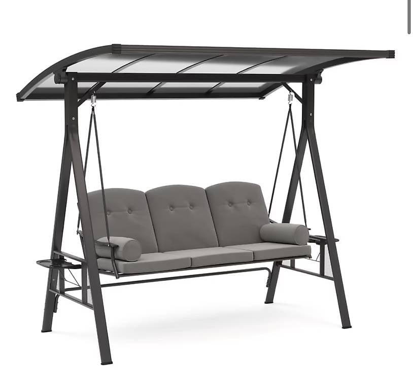 Hollywoodschaukel GLORIA anthrazit