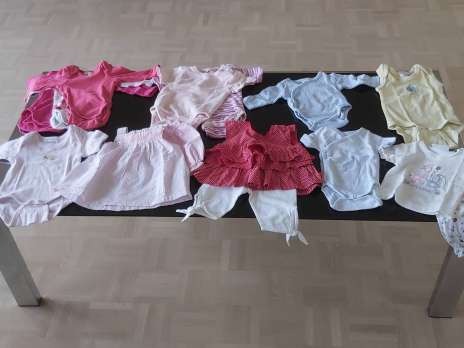 Habits bébé été, taille 50 (0-1 mois)