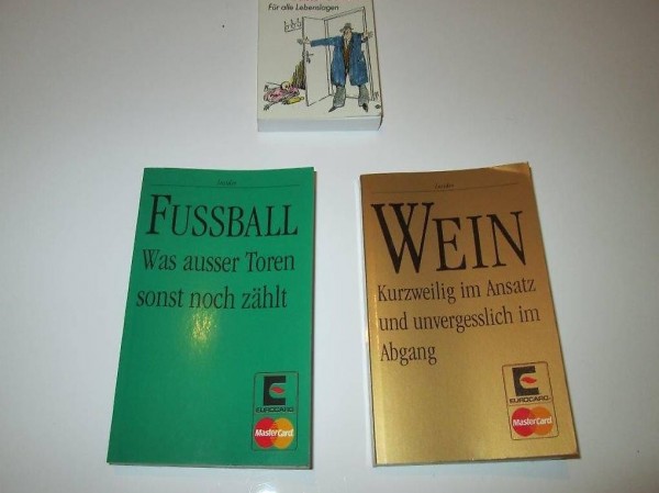 Büchlein über Fussball, Wein und Originelle Ausreden (694)
