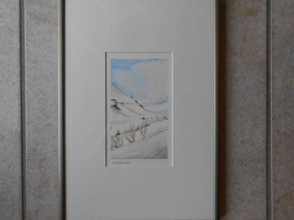 Aquarell CH WINTERRUHE GR - (R)