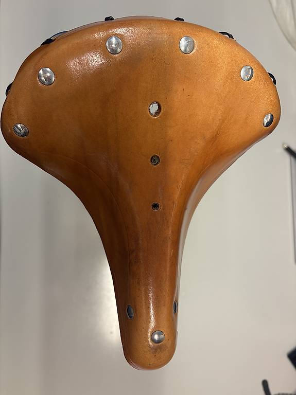 Vintage Velosattel aus Leder