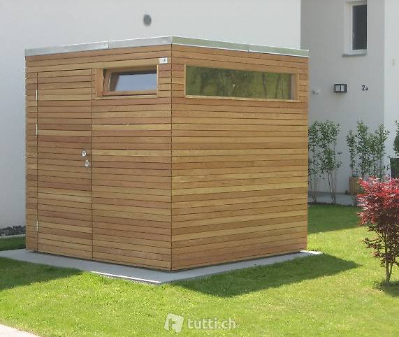  Gartenhaus Rhomboidschalung Kubus