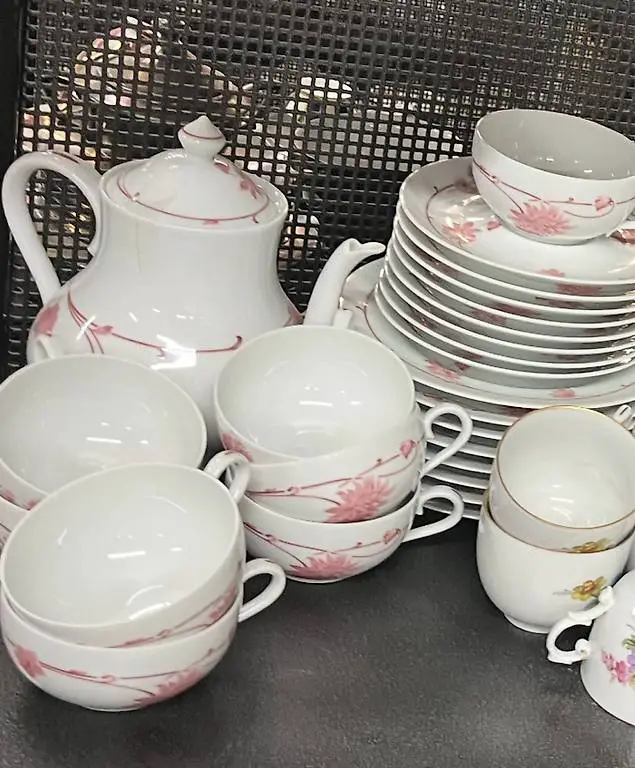 Vintage Teeservice, 8 Personen