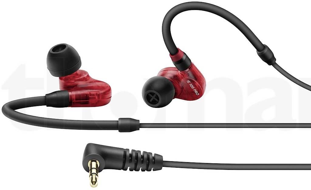Sennheiser IE 100 Pro Rot, inkl. verschiedenen Adapter