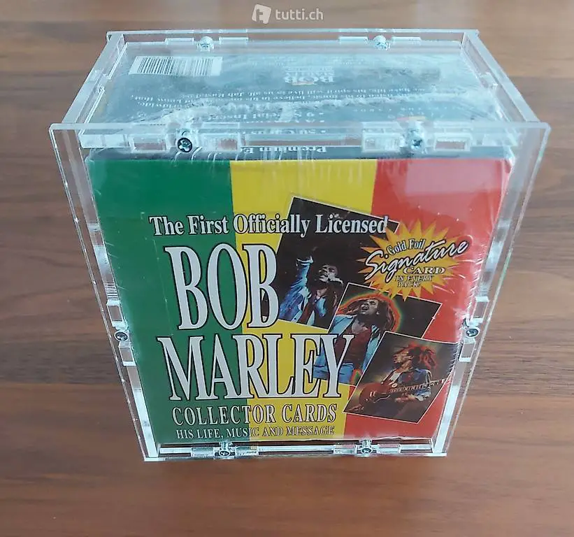 Bob Marley First Official Collector Cards SEALED