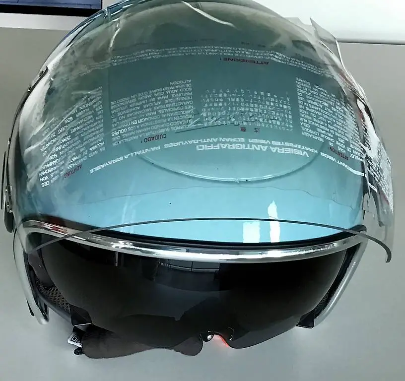 Jethelm Vespa Jubiläumsmodell 70 JH hellblau