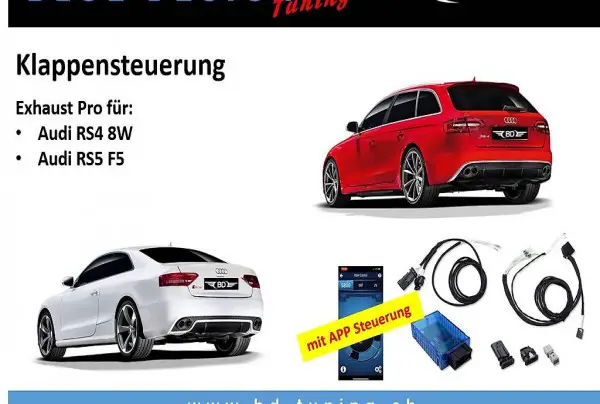  Klappensteuerung KUFATEC Exhaust Pro für Audi RS4 8W, RS5 F5